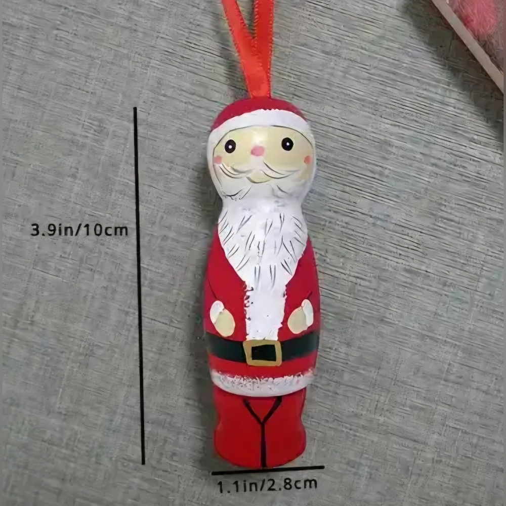 Santa's "Wood" Ornament NIP 🎅👀 (1pc)